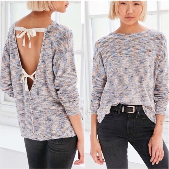 Urban Outfitters Tops - UO Kimchi Blue Tie Back Multicolor Knit Top